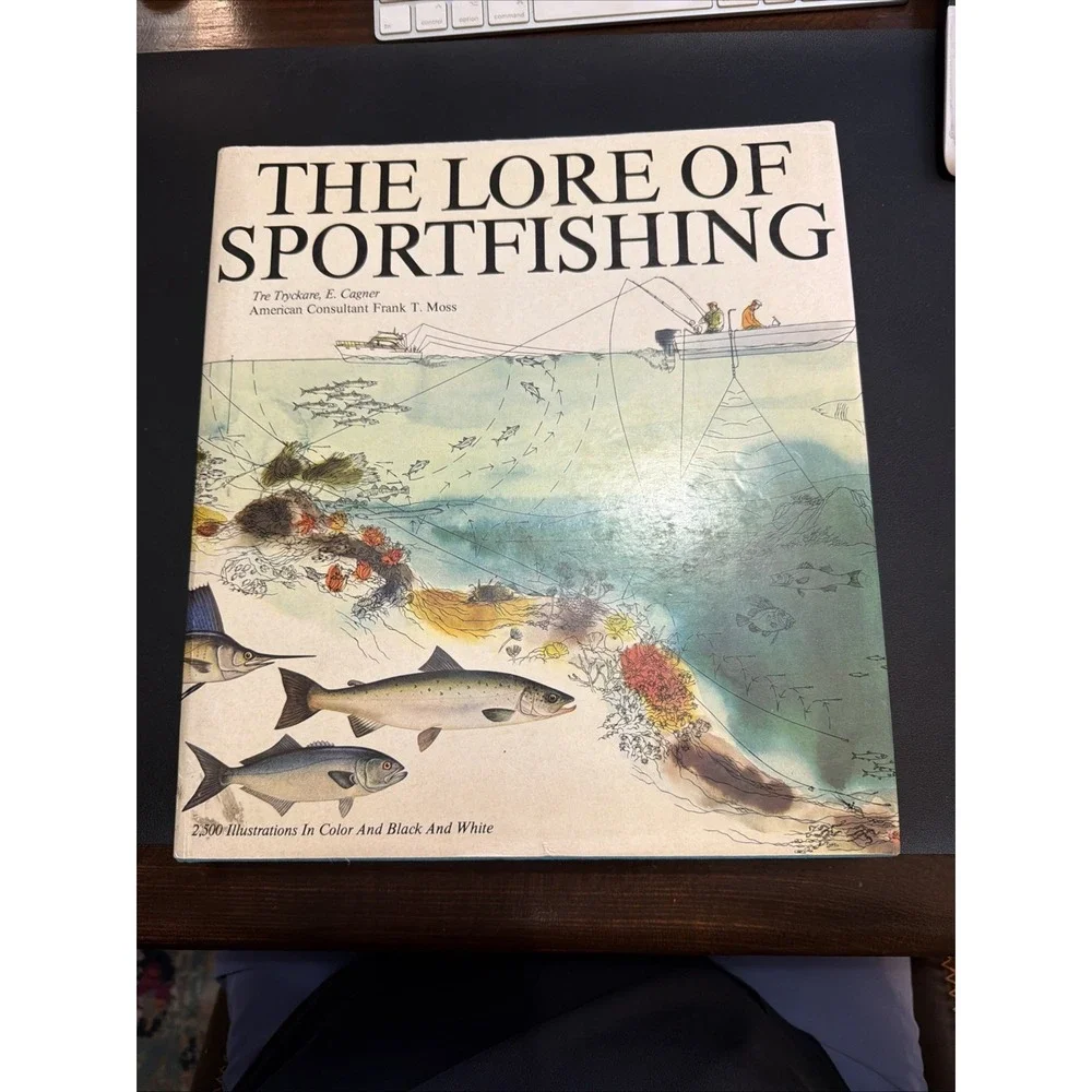 The Lore of Sportfishing by Tryckare & Cagner hardback 2500 illustrations jacke